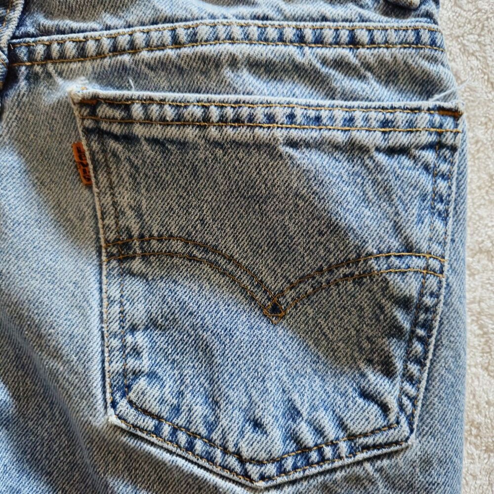 Vintage Levi’s Jeans 562 Loose Fit Student 27 X 28 Actual 24 X 28 Orange Tab USA - Picture 12 of 16